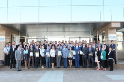 Участники научно-технической конференции молодых руководителей и специалистов газотранспортных предприятий ОАО «Газпром»