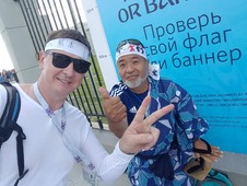 Александр Бобышев (Челябинское ЛПУМГ) на матче Япония — Сенегал