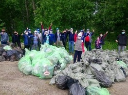 В ходе квеста эко-активисты собрали более 5 тонн мусора
