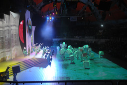 Театрализованное представление в честь открытия Спартакиады