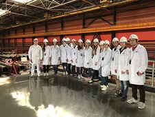 Экскурсия на Челябинский трубопрокатный завод в рамках студенческой производственной практики