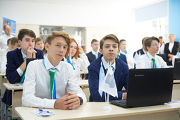 Учащиеся нового Газпром-класса