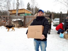 Молодые специалисты Шадринского ЛПУМГ при поддержке профкома закупили продукты и медикаменты для животных, обитателей «Приюта надежды»