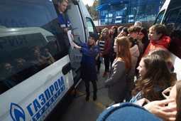 Экскурсия на промышленную площадку Малоистокского ЛПУМГ для учеников Газпром — класса