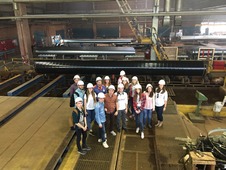В рамках производственной практики студенты-практиканты побывали на Копейском заводе изоляции труб
