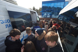 Экскурсия на промышленную площадку Малоистокского ЛПУМГ для учеников Газпром — класса