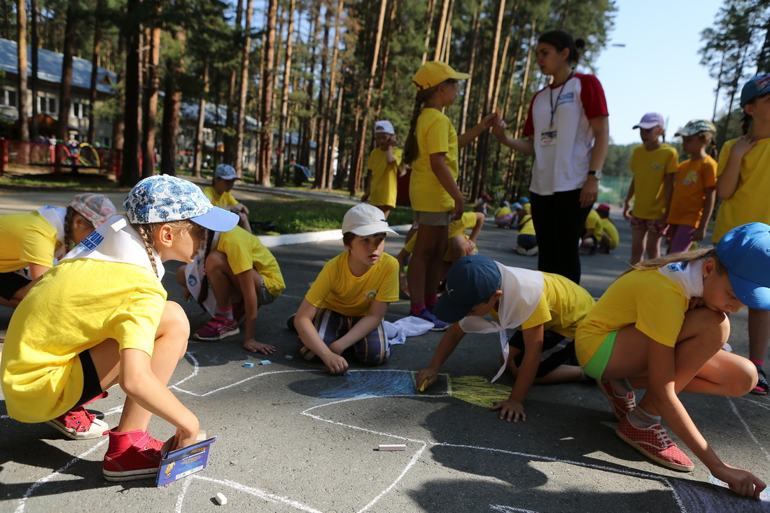 Дети работников ООО "Газпром трансгаз Екатеринбург" на отдыхе в оздоровительном лагере "Прометей"