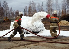 Внеплановая противопожарная тренировка прошла на промышленной площадке Челябинского ЛПУМГ