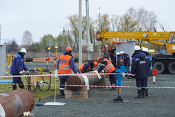 Практическая часть конкурса проходила на специализированном полигоне ст. Смолино в Челябинской области