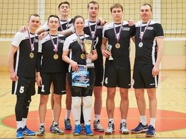 Команда Челябинского ЛПУМГ, победитель первенства предприятия по волейболу