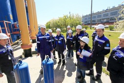 Участники совещания проходят курс повышения квалификации на промышленной площадке Челябинского ЛПУМГ