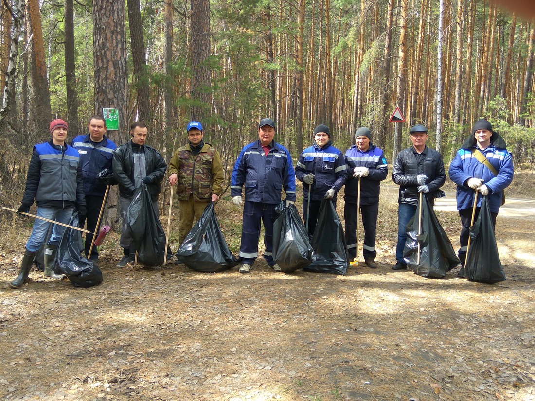 Экологический субботник в Красногорском ЛПУМГ