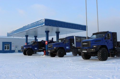 Новая партия газомоторных автомобилей «Урал» пополнила автопарк ООО "Газпром трансгаз Екатеринбург"