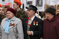 Встреча ветеранов в канун Дня Победы