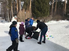 Игра "Веселые старты". Активисты Совета молодых ученых и специалистов ООО «Газпром трансгаз Екатеринбург» в гостях у воспитанников Малоистокского реабилитационного центра в Екатеринбурге