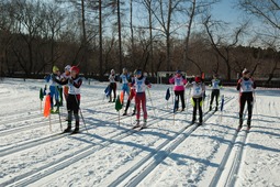Во время финальных соревнований по лыжным гонкам среди работников ООО «Газпром трансгаз Екатеринбург»