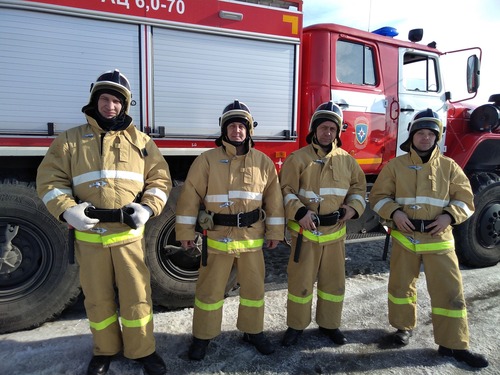 Добровольная пожарная команда Далматовского ЛПУМГ — в числе лучших в Зауралье