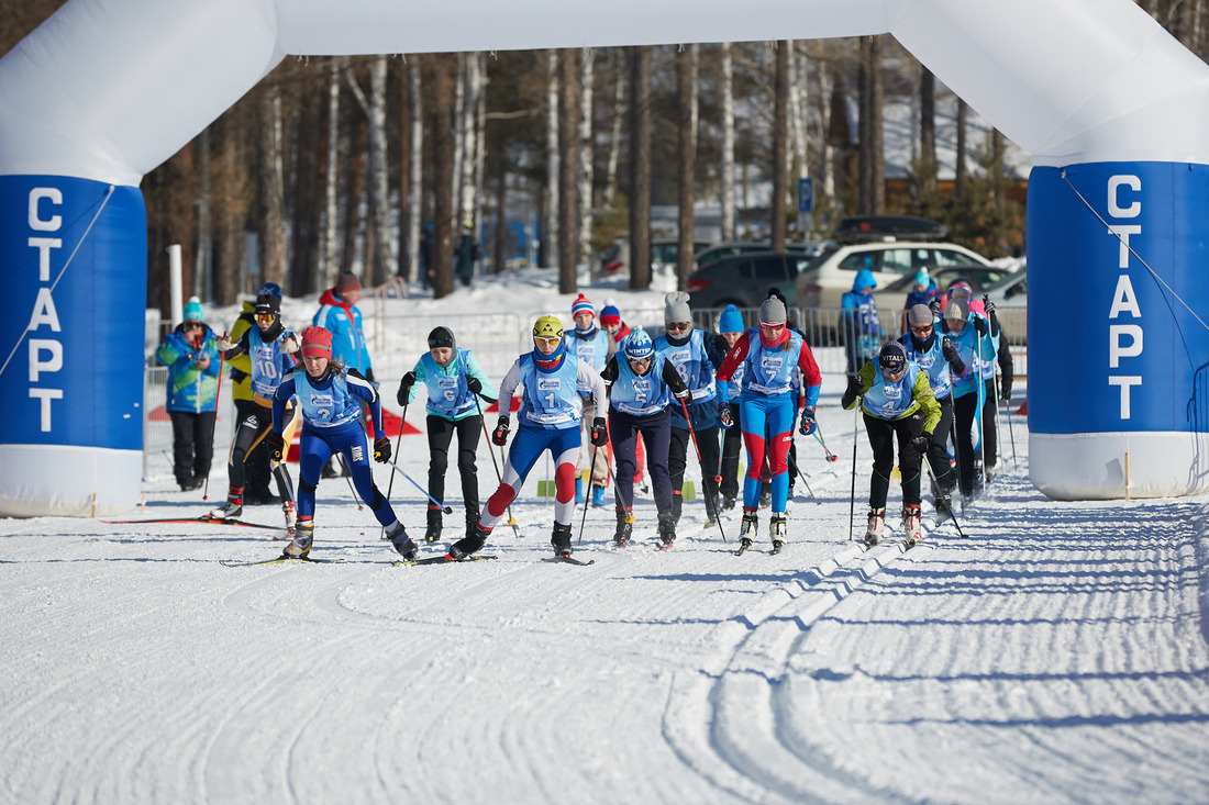 Соревнования по лыжным гонкам состоялись на базе «Спартак» в Сысерти