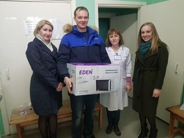 Работники Невьянского ЛПУМГ оказали благотворительную помощь детской городской больнице