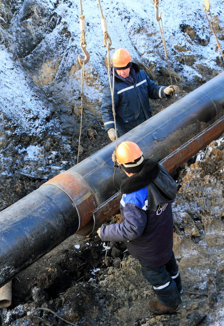 На газопроводе-отводе к Кургану установили восемь стальных сварных муфт