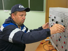 Андрей Колыханов (Карталинское ЛПУМГ), победитель конкурса профессионального мастерства среди электромонтеров по ремонту и обслуживанию электрооборудования