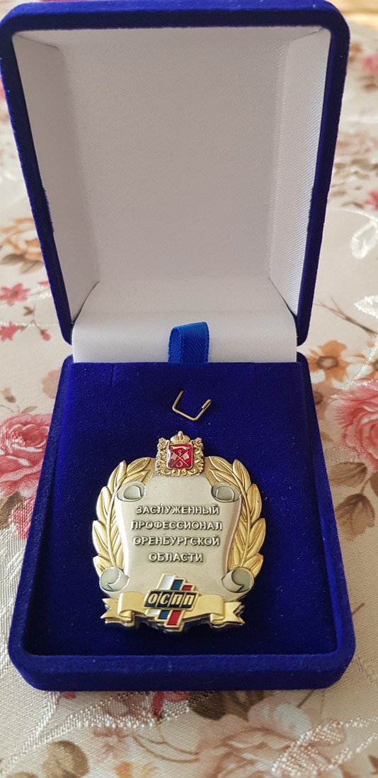 Работник «Газпром трансгаз Екатеринбург» награжден знаком «Заслуженный профессионал Оренбургской области»