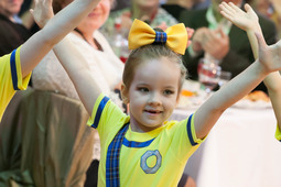 Во время праздничного концерта с участием детских творческих коллективов КСК «Олимп»