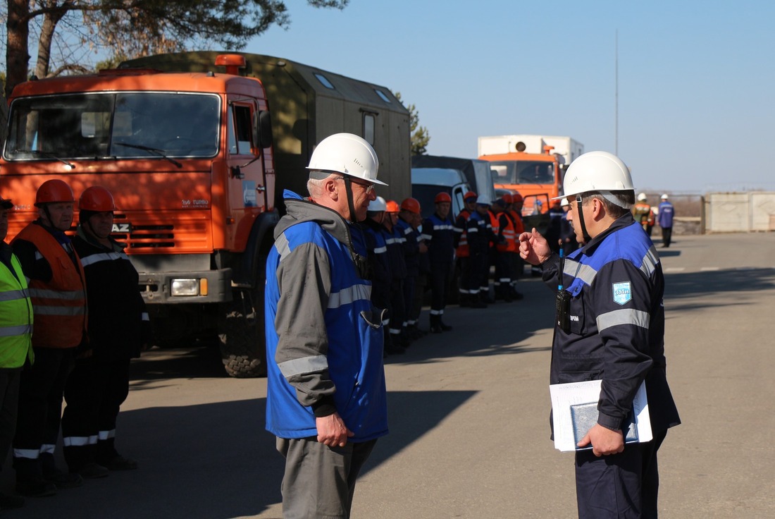 На тренировке газовики отрабатывали навыки взаимодействия нескольких структурных подразделений  при решении одной общей задачи