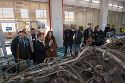 Участники совещания во время посещения производственных объектов ООО "Газпром трансгаз Екатеринбург"